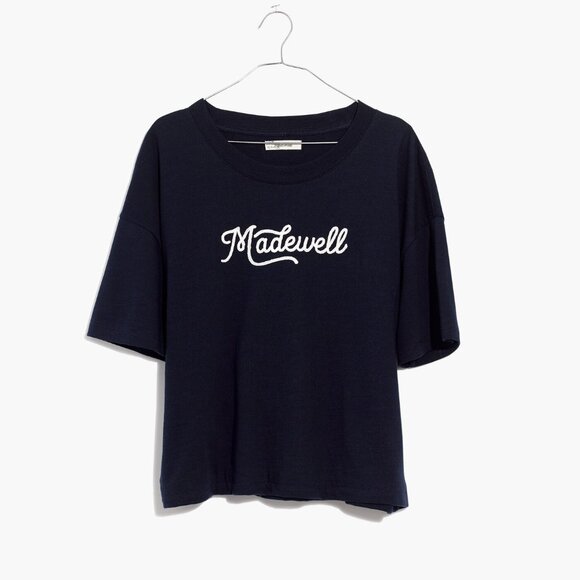Madewell Embroidered Madewell Easy Crop Tee - Picture 5 of 5